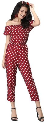 Vishal Yadav Polka Print Women Jumpsuit