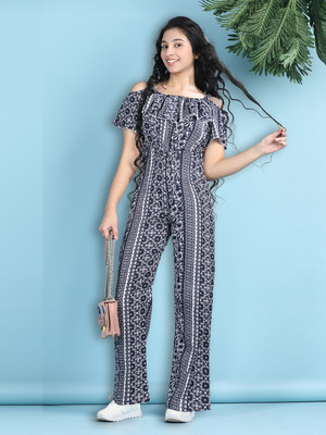 CUTIEKINS Printed Girls Jumpsuit