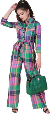 RANJ Checkered Women Jumpsuit