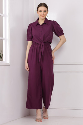SR Collection Solid Women Jumpsuit