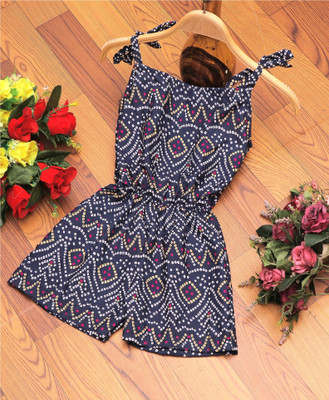 SELVIFAB Printed Girls Jumpsuit