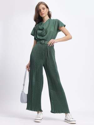 Glitchez Solid Women Jumpsuit