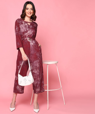 Me Craft Self Design Women Jumpsuit