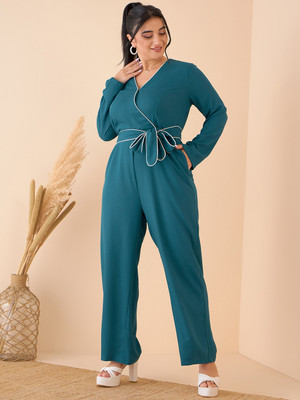 CURVE BY KASSUALLY Solid Women Jumpsuit