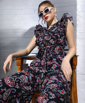 Miss Chase Printed Women Jumpsuit