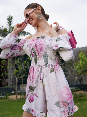 SASSAFRAS Printed Women Jumpsuit