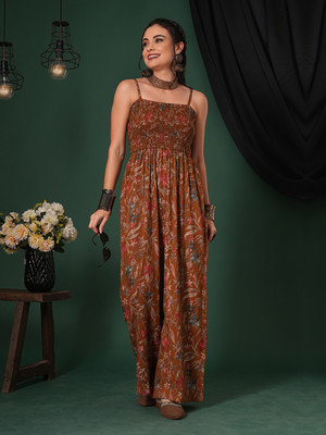 Globus Floral Print Women Jumpsuit