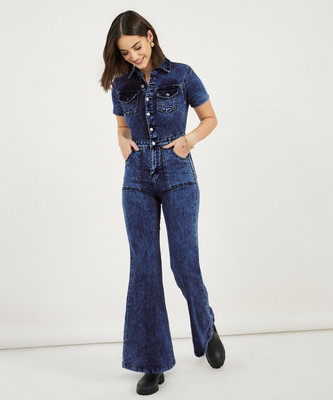 Miss Chase Solid Women Jumpsuit