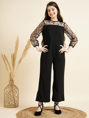 Cherry & Jerry Solid Girls Jumpsuit