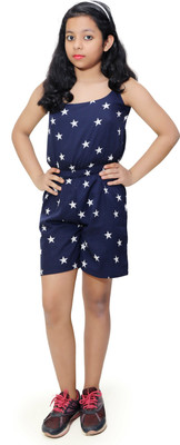Kehuke Printed Girls Jumpsuit