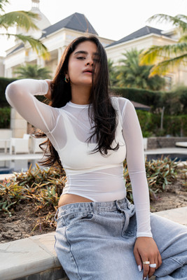 COLOR CAPITAL Casual Solid Women White Top