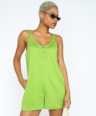 FOREVER 21 Solid Women Jumpsuit