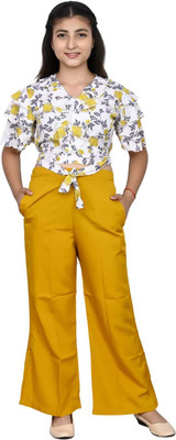 Oyesmarty Printed Girls Jumpsuit