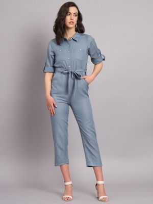 THE DRY STATE Solid Women Jumpsuit