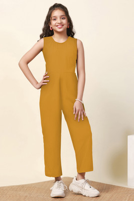 Fashion Dream Solid Girls Jumpsuit