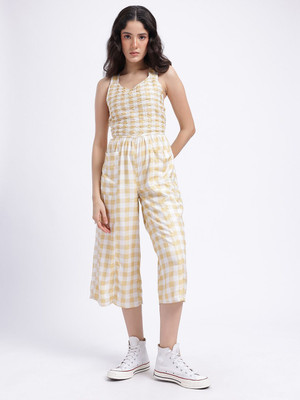 Dressberry Checkered Women Jumpsuit