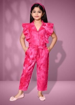 FT fashion Solid Girls Jumpsuit