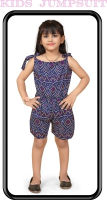 HouseOfCommon Polka Print Girls Jumpsuit