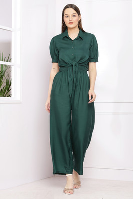 SHAHVEER CREATION Solid Women Jumpsuit