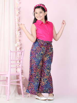 STYLESTONE Printed Girls Jumpsuit