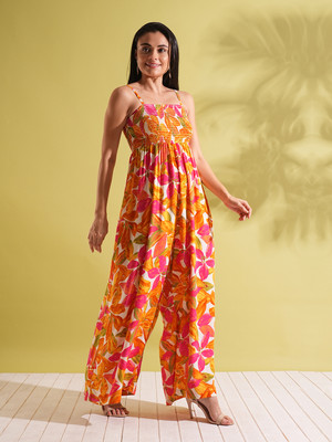 Globus Floral Print Women Jumpsuit