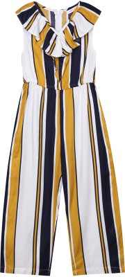 BUDDING BEES Striped Girls Jumpsuit