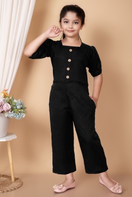 GLAMOUR WORLD GARMENTS Solid Girls Jumpsuit