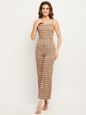CAMLA Checkered Women Jumpsuit