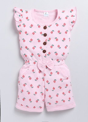AVACUB Floral Print Girls Jumpsuit