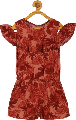 Plum Tree Solid Girls Jumpsuit