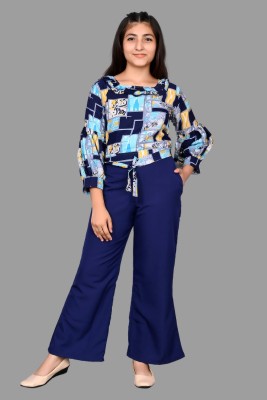 Mabish By Sonal Jain Printed Girls Jumpsuit