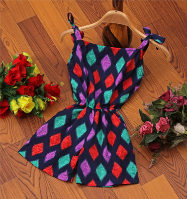 SELVIFAB Printed Girls Jumpsuit