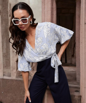 Miss Chase Printed Women Jumpsuit