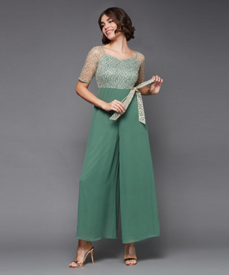 Miss Chase Self Design Women Jumpsuit