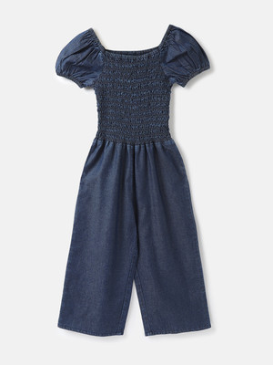 United Colors of Benetton Printed Girls Jumpsuit