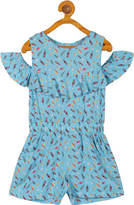 Plum Tree Solid Girls Jumpsuit