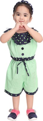 new gen Printed Baby Girls Jumpsuit