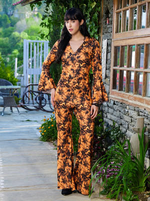 TANDUL Floral Print Women Jumpsuit