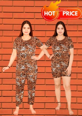 Tiki Tees Graphic Print Women Jumpsuit