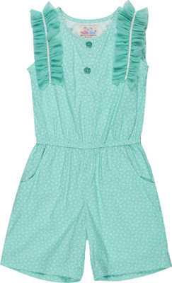 YOUNG BIRDS Floral Print Girls Jumpsuit