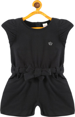 Plum Tree Solid Girls Jumpsuit