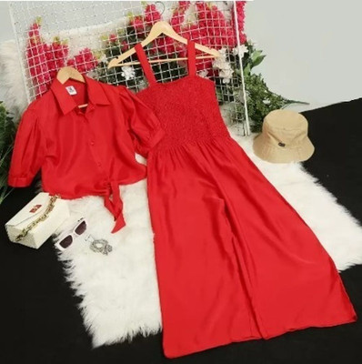 Anjelik Solid Women Jumpsuit