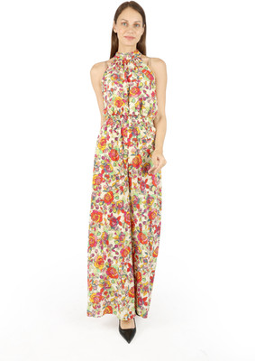 Fuegobella Floral Print Women Jumpsuit