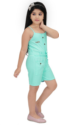 Hipposippo Solid Girls Jumpsuit