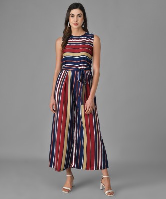 vivient Striped Women Jumpsuit