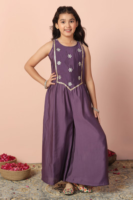 Fashion Dream Embroidered Girls Jumpsuit