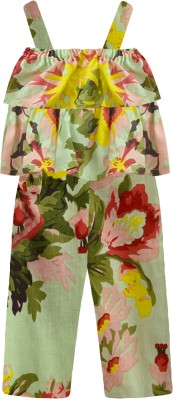 A.T.U.N. Floral Print Baby Girls Jumpsuit