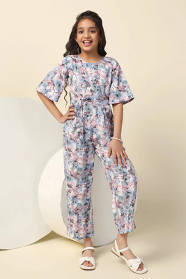 Fashion Dream Printed Girls Jumpsuit