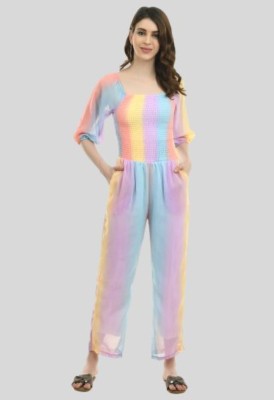 TEEKHI GIRL Colorblock Women Jumpsuit