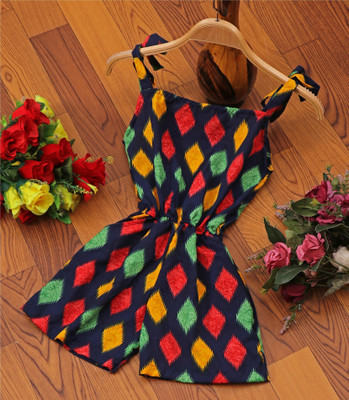 SELVIFAB Printed Girls Jumpsuit